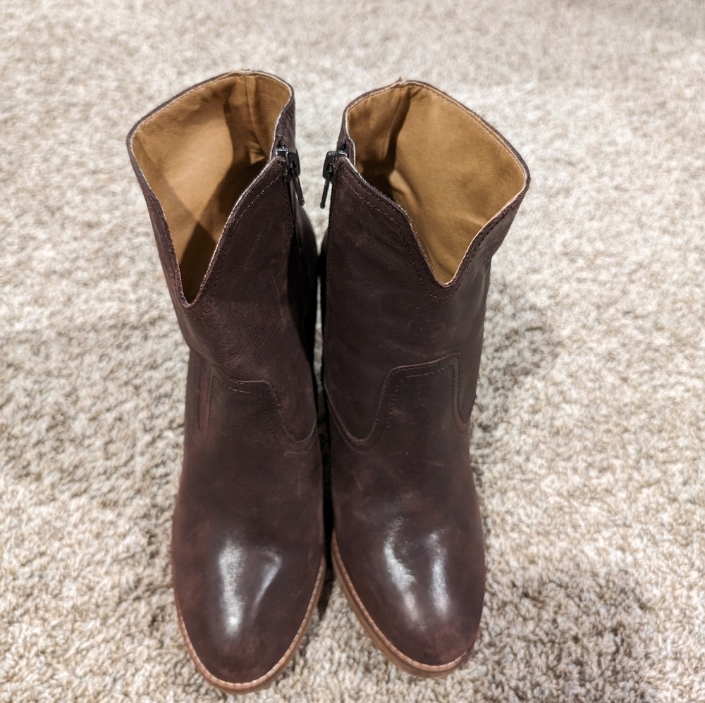 Leather booties - Picture 4 of 12